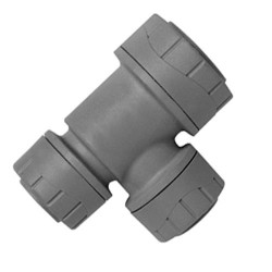 Polyplumb Tee Reducing 22 x 15 x 15mm