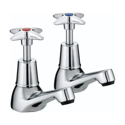 Bristan Value Cross Head Basin Taps
