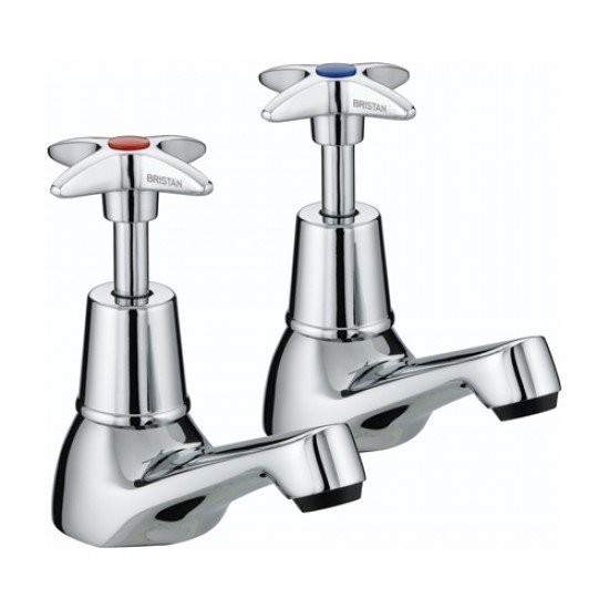 Bristan Value Cross Head Bath Taps