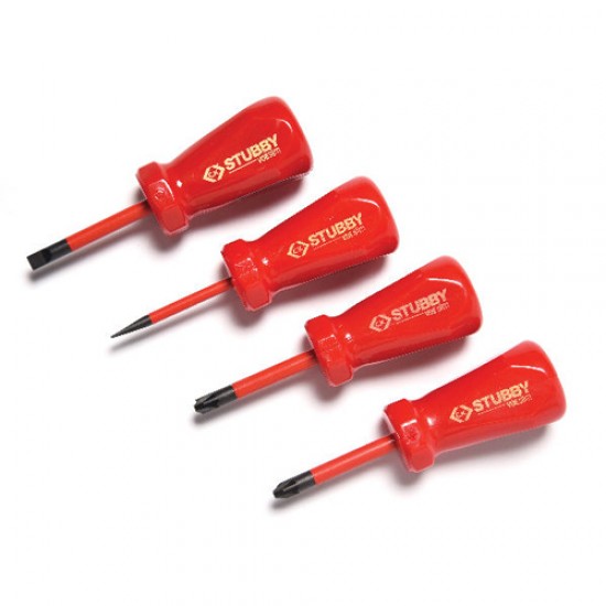 C.K Stubby VDE Slim Screwdriver Set Of 4