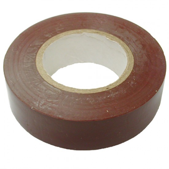 Insulation Tape 33mts x 19 Pvc Brown