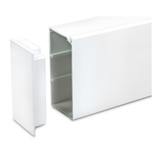 Univolt PVC Maxi Trunking Stop End 100 x 100