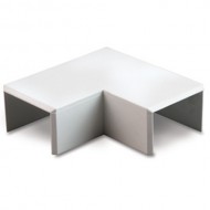 Univolt PVC Mini Trunking Flat Angle 40 x 60