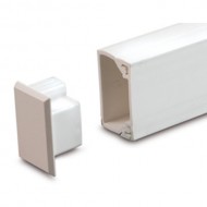 Univolt PVC Mini Trunking Stop End 40 x 40