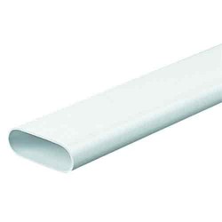 Oval Conduit White 16mm 3M Univolt