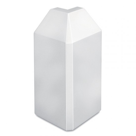 Univolt PVC Skirting Semi Chamfered External Bend