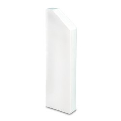 Univolt PVC Skirting Semi Chamfered Left Stop End