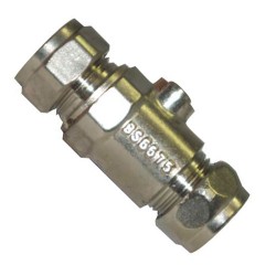 Isolating Valve 15mm C/P Heavy Pattern