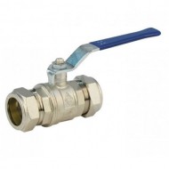 Lever Isolation Valve 15mm Blue Handle