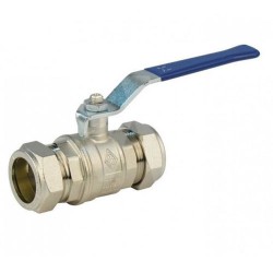 Lever Isolation Valve 15mm Blue Handle