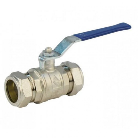 Lever Isolation Valve 15mm Blue Handle