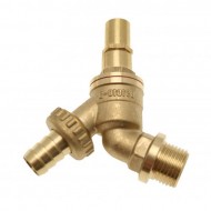 Hose Union Bibcock 1/2 Lockshield