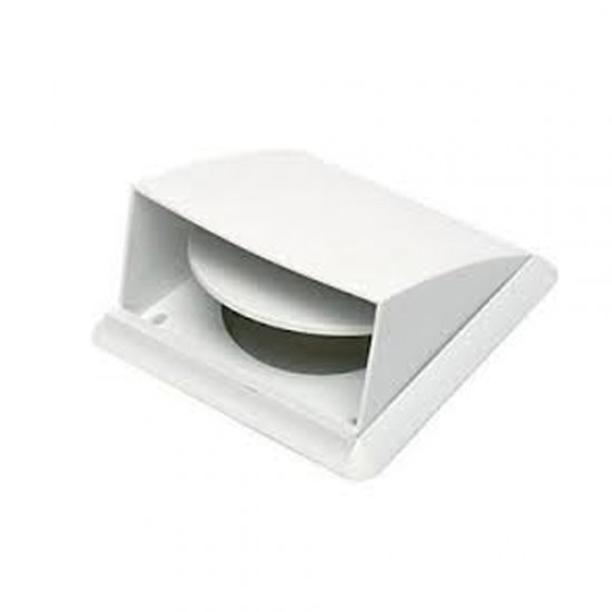Manrose Cowled Outlet Dual Fix White 100mm