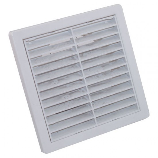 Fixed Grille Dual Fix White 100mm