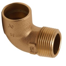 Pre-Soldered MI Elbow 15mm x 1/2