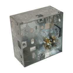 Single Metal Back Box 35mm