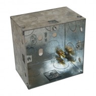 Single Metal Back Box 47mm