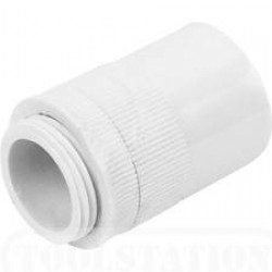 Univolt PVC 20mm Male Adaptor White