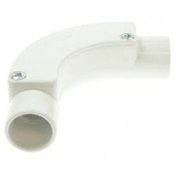 Univolt PVC 25mm Inspection Bend White