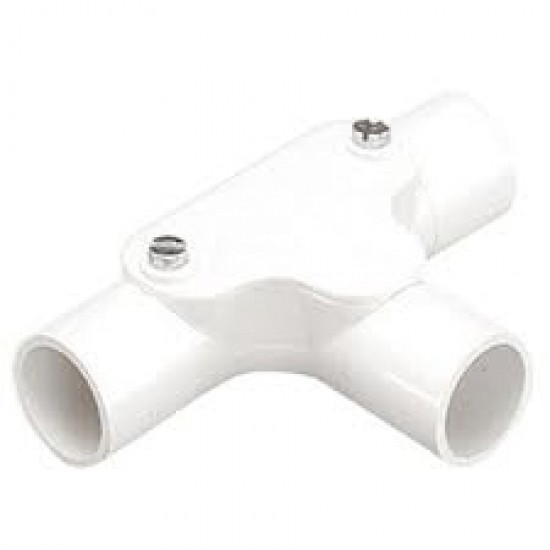 Univolt PVC 25mm Inspection Tee White