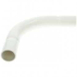 Univolt PVC 25mm Plain Bend White