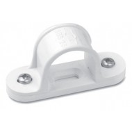 Univolt PVC 20mm Spacer Bar Saddle White
