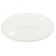 Univolt PVC 16-25mm Circular Box Lid White
