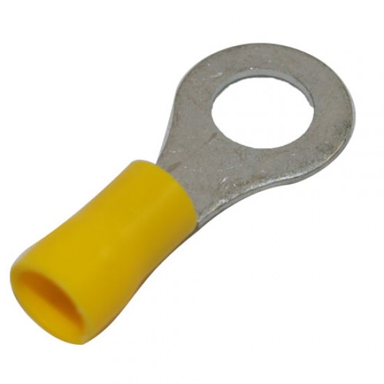 Insul Crimp Terminal 6.0 x M6 Stud Yellow