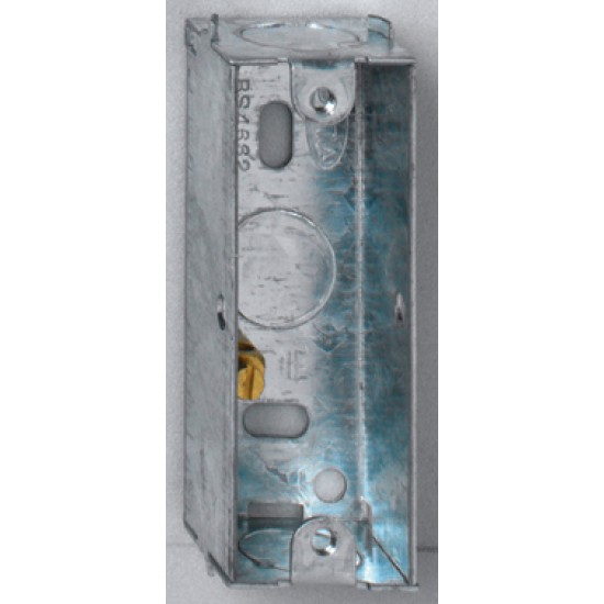 MK Single Architrave Steel Back Box