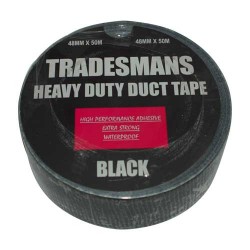 Duct Tape 50M Black Extra Strong