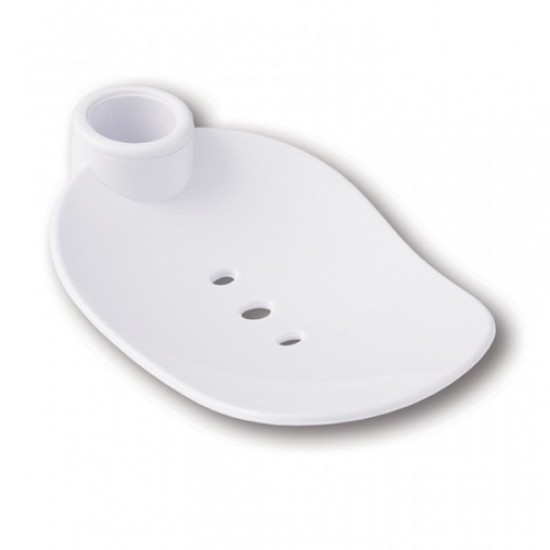 Croydex Riser Rail Soap Dish Clear 25mm