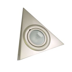 Triangle Low Voltage 20W Under Cabinet Fitting Brushed Chrome